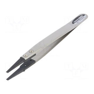 Tweezers | Tip width: 2.3mm | Blade tip shape: squared | ESD