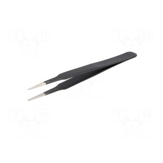 Tweezers | Tip width: 2mm | Blade tip shape: rounded | ESD