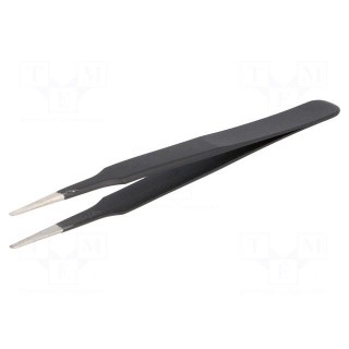 Tweezers | Tip width: 2mm | Blade tip shape: rounded | ESD