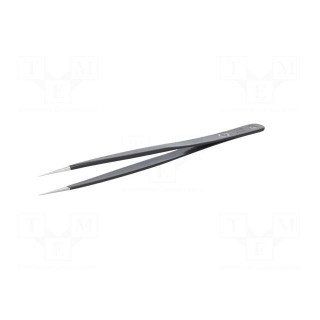 Tweezers | Blade tip shape: sharp | Tweezers len: 140mm | ESD