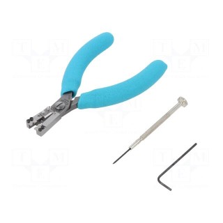 Stripping tool | 0.06÷0.6mm2 | Wire: round | 120mm | ESD | Erem