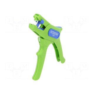 Stripping tool | 0.2÷6mm2 | Wire: round | GREEN LINE