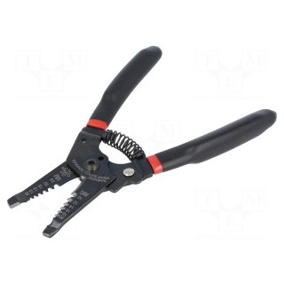 Stripping tool | 20AWG÷10AWG | 0.8÷2.6mm2 | Wire: round | 165mm