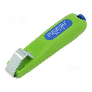 Stripping tool | 4÷16mm | Wire: round | GREEN LINE