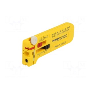 Stripping tool | Øcable: 0.12÷0.4mm | Wire: round | PWS-PLUS