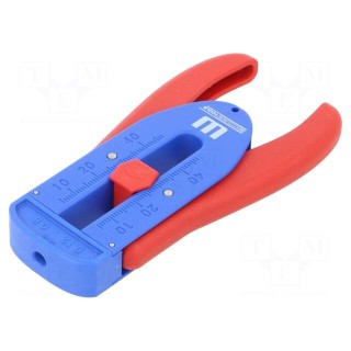 Stripping tool | Øcable: 0.12÷0.8mm | 36AWG÷20AWG | Wire: round