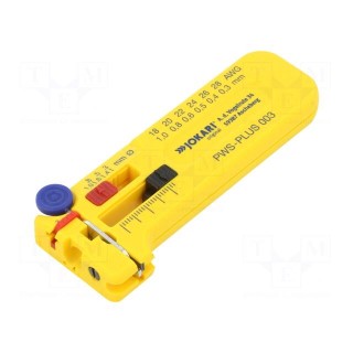 Stripping tool | Øcable: 0.3÷1mm | Wire: round | Tool length: 102mm