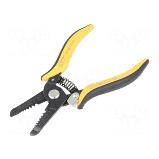 Stripping tool | 10AWG÷20AWG | Length: 168mm | Øcable: 0.81÷2.59mm