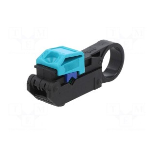 Stripping tool | Øcable: 2.5÷7.6mm | Wire: coaxial,round