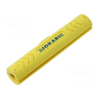 Stripping tool | Wire: coaxial | Length: 100mm | Øcable: 4.8÷7.5mm