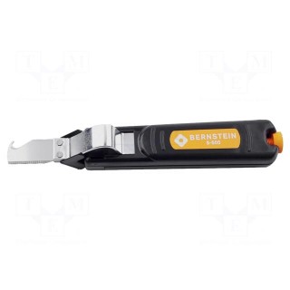 Stripping tool | Øcable: 4÷28mm | Wire: round | Tool length: 185mm
