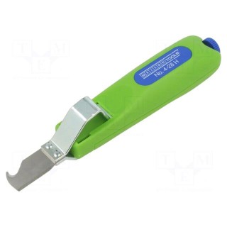 Stripping tool | Øcable: 4÷28mm | Wire: round | Tool length: 185mm
