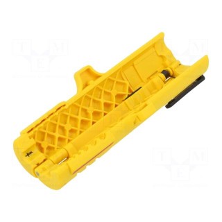 Stripping tool | Øcable: 6mm | Wire: round | Tool length: 124mm