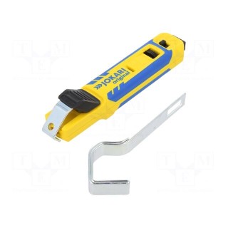Stripping tool | Øcable: 8÷28mm | Wire: round | Tool length: 167mm