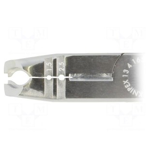 Stripping tool | Øcable: 8÷13mm | 1.5mm2,2.5mm2 | Wire: round | 165mm