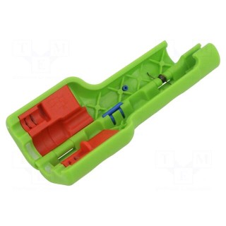 Stripping tool | Wire: coaxial | GREEN LINE