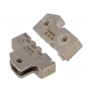 Crimping jaws | coaxial connectors | 2.67mm2,3.25mm2,4.52mm2