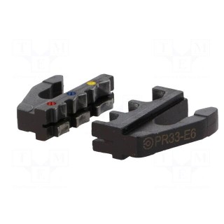 Crimping jaws | insulated terminals | 0.5÷6mm2 | 20AWG÷10AWG