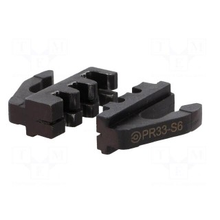 Crimping jaws | non-insulated terminals | 0.5÷6mm2 | 20AWG÷10AWG