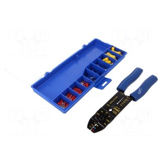 Kit: for crimping push-on connectors, terminal crimping | box