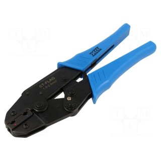 Tool: for crimping | insulated connectors angled | 0.5÷25mm2