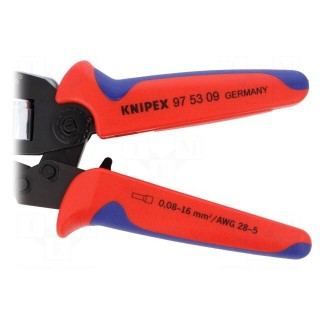 Tool: for crimping | insulated solder sleeves | 0,08÷10, 16mm2