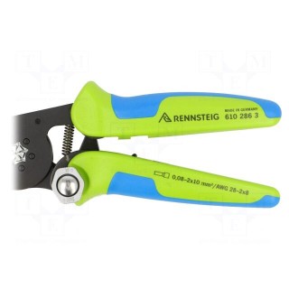 Tool: for crimping | insulated solder sleeves | 0.08÷16mm2
