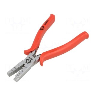 Tool: for crimping | insulated solder sleeves | 0.25÷2.5mm2