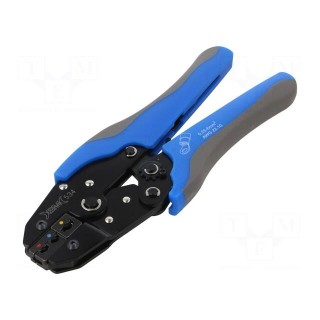 Tool: for crimping | insulated terminals | 0.25÷6mm2 | 22AWG÷10AWG