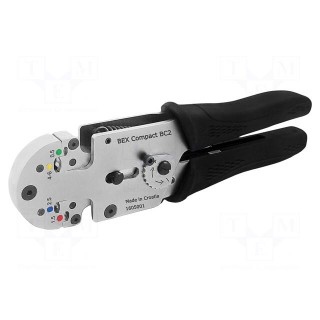 Tool: for crimping | insulated terminals | 20AWG÷8AWG | 198mm