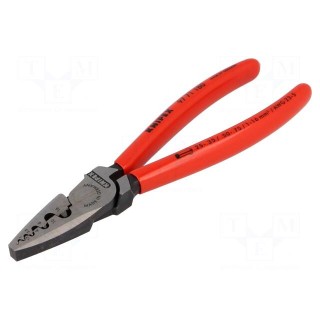 Tool: for crimping | non-insulated solder sleeves | 0.25÷16mm2
