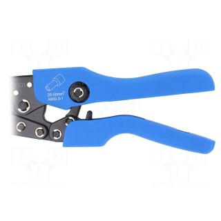 Tool: for crimping | solder sleeves | 25÷50mm2
