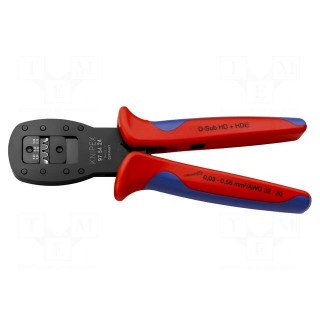 Tool: for crimping | terminals D-Sub connectors | 0.03÷0.56mm2