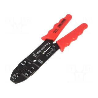 Tool: multifunction wire stripper and crimp tool | 1.5÷6mm2