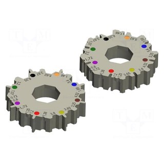 Spare part: crimping jaws for coaxial/RF connectors | steel