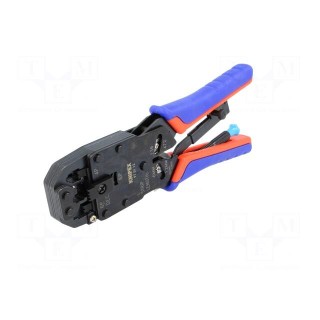 Tool: for RJ plug crimping