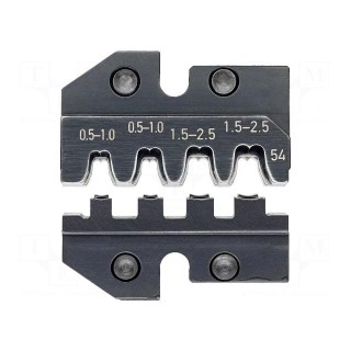 Crimping jaws | For JPT connectors,modular plugs 0,5-2,5mm2