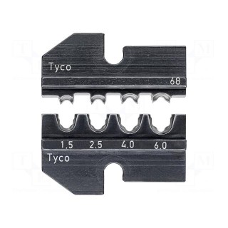 Crimping jaws | solar connectors type TE CONNECTIVITY