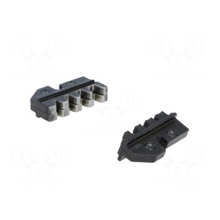 Crimping jaws | non-insulated terminals | 0.1÷2.5mm2