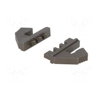 Crimping jaws | solar connectors type MC3 | 2,5mm2,4mm2,6mm2