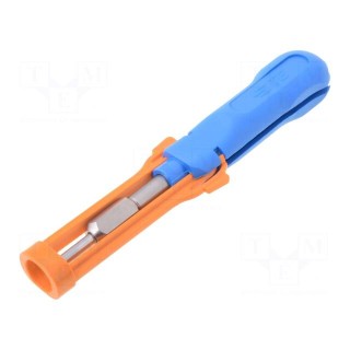 Tool: for demounting of terminals | terminals | Tool length: 143mm