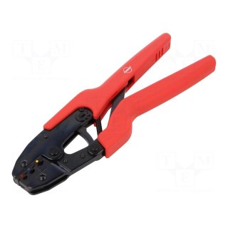 Tool: for crimping | terminals | 22AWG÷10AWG