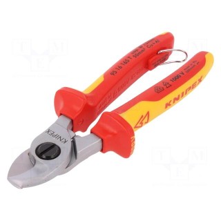 Cutters | insulated | 50mm2 | Øcable: 15mm | 1kVAC | Tool length: 165mm