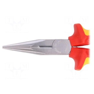 Pliers | insulated,cutting,half-rounded nose | 160mm
