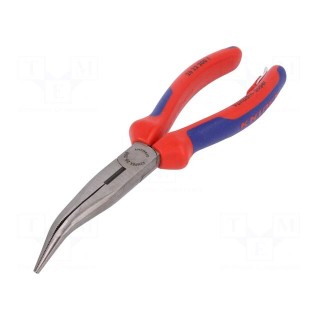 Pliers | for gripping and cutting,half-rounded nose