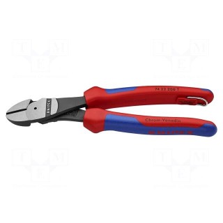 Pliers | side,cutting | 200mm | Features: high leverage