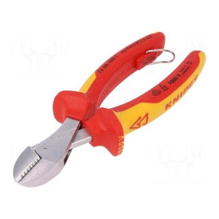 Pliers | insulated,side,cutting | for working at height | 160mm