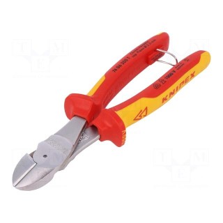 Pliers | insulated,side,cutting | for working at height | 200mm