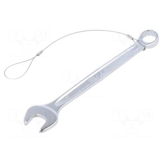 Wrench | combination spanner | steel | L: 190mm | Spanner: 15mm