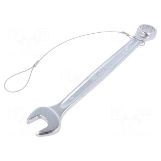 Wrench | combination spanner | steel | L: 201mm | Spanner: 16mm